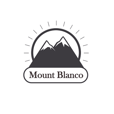 Ski Mountain Logo dailylogochallenge design graphic design inkscape logo logo design pictorial logo portfolio