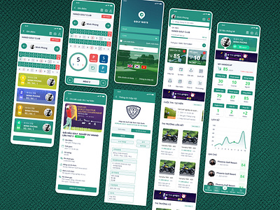 Mobile App | Golf Note dribbble dribbbleweeklywarmup mobileappdesign uidesign uiux uxdesign