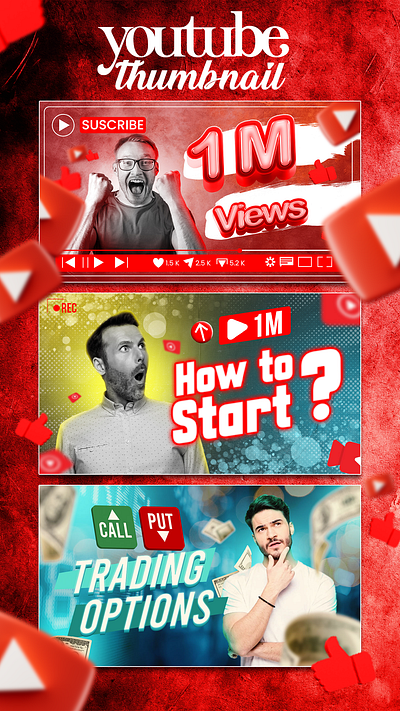 eye-catching youtube thumbnail for you based on your requirement graphic design thumbnail youtube