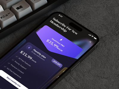 Subscription & Paywall UI Design appdesign branding cleandesign designinspiration designsystem dribbble focotik jahidulanik minimaldesign paywalldesign paywallux premiumfeatures productdesign subscriptionui ui design uiinspiration ux design