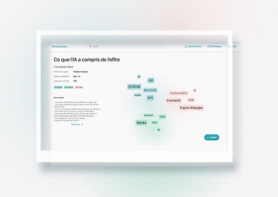 AI-Powered Candidate Matching Platform ai aiintegration airecruitment candidatematching glassdesign gradients hiringsolution hrautomation hrinnovation hrtech mindmapping productdesign recruitement techforhr uidesign uxdesign