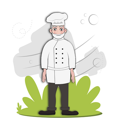 Meet Chef Arthur - Puppet for Adobe Character Animator adobecharacteranimator animated animation character character animator character design chef cook download puppet