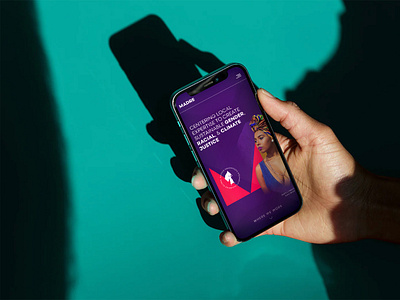 MADRE Mobile Mockup colorful feminist website gender equality mobile mockup mobile ui mobile ux mockup nonprofit nonprofit brand nonprofit branding nonprofit mobile nonprofit website purple social impact vibrant womens rights