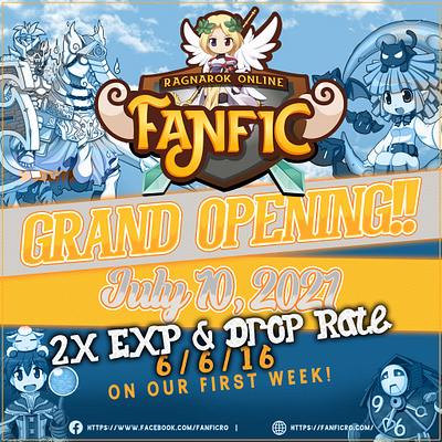 Facebook Ad (Banner) for Fanfic Ragnarok Online advertisements banner design graphic design