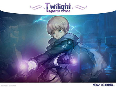 Game Loading Screen for Twilight Ragnarok Online design graphic design