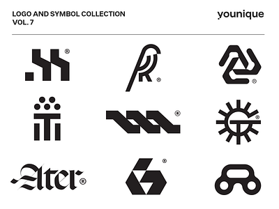 Logo and symbol collection vol.7 branding brandmark design graphic design identity logo logofolio logotype mark minimal