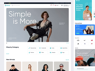 Stella - Fashion Ecommerce Website animation b2c buy cart clothing dipa inhouse ecommerce fashion fashion store landing page marketplace online store retail sell shop startup store style uiux web design