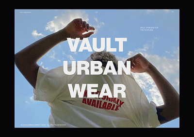 Vault Urban Wear clothes digitaldesign editorial fashion fashionstore homepage magazine modern posterdesign retail urban urbanwear wcommerce webdesign website