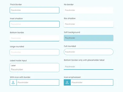 Inputs Components graphic design ui