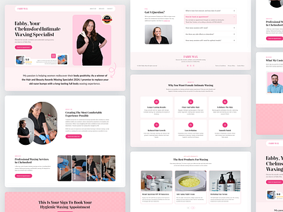 Clinic Website Design beauty landing page beauty website clinic clinic landing page healthcare website hospital landing page landing page medical landing page medical website selfcare website skincare landing page skincare website web design website design