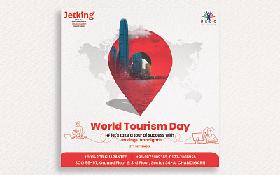 World Tourism Day Creative Design graphic design social media post