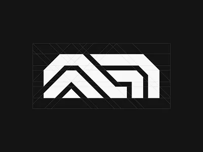 Andrew Desilva - Content Creator Branding angular fitness gaming geometric graphic design icon lines logo monogram parallel retro sharp sports tech vector