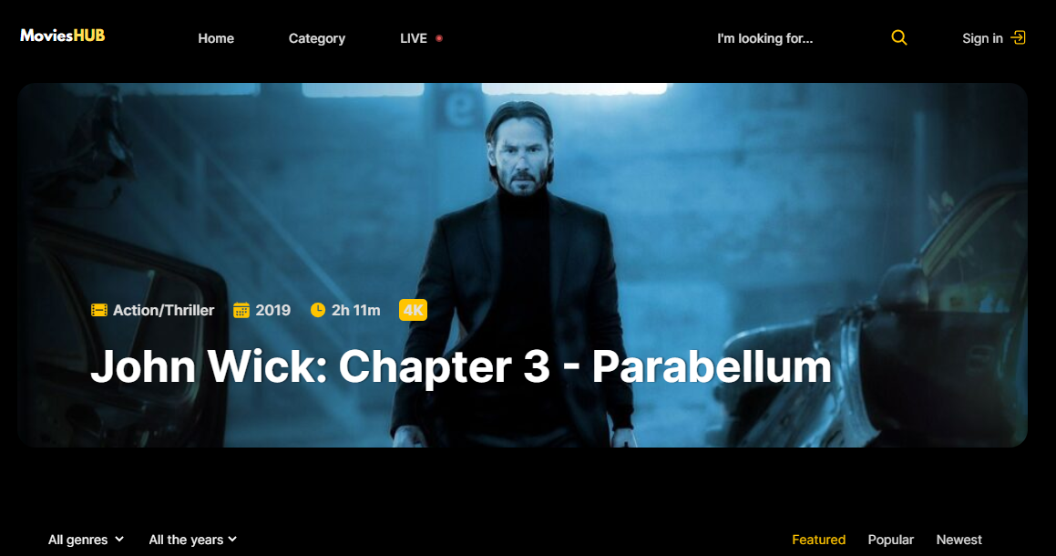 Example of UI/UX Website Design 
