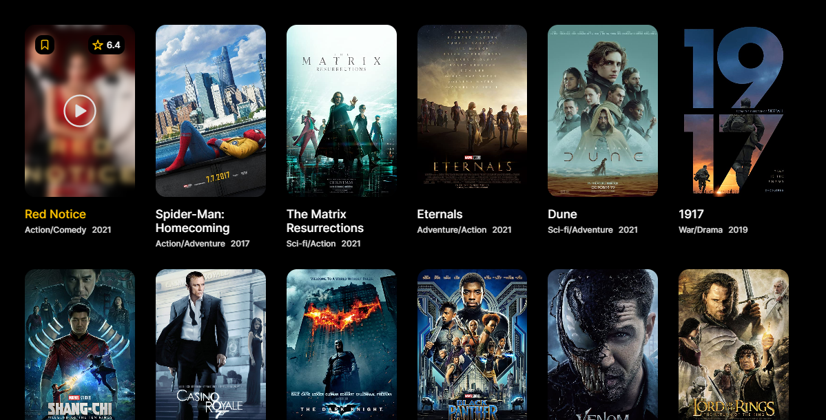 Example of UI/UX Website Design 