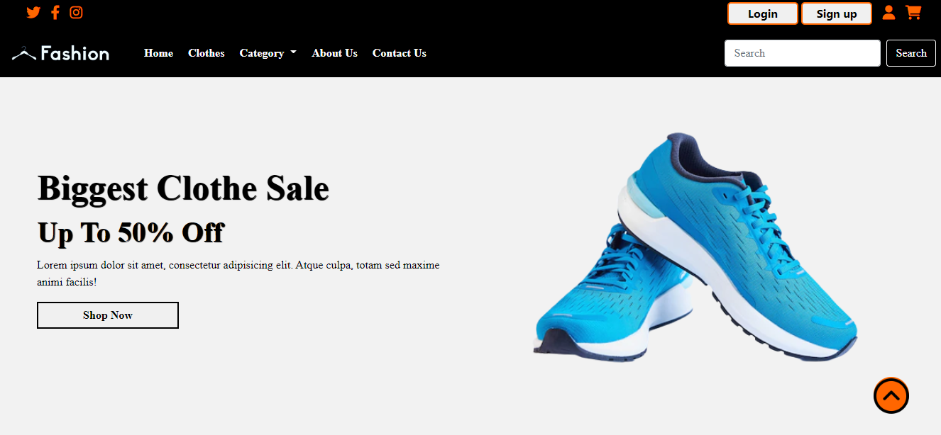 Example of UI/UX Website Design 