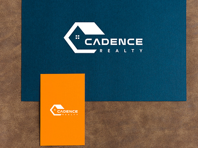 The logo named "Cadence Realty" has been designed by Ansysoft adobeillustrator buyers chicago concierge style creative individuals logo design real estate brokerage sellers target audience tenants touch of creativity uxury