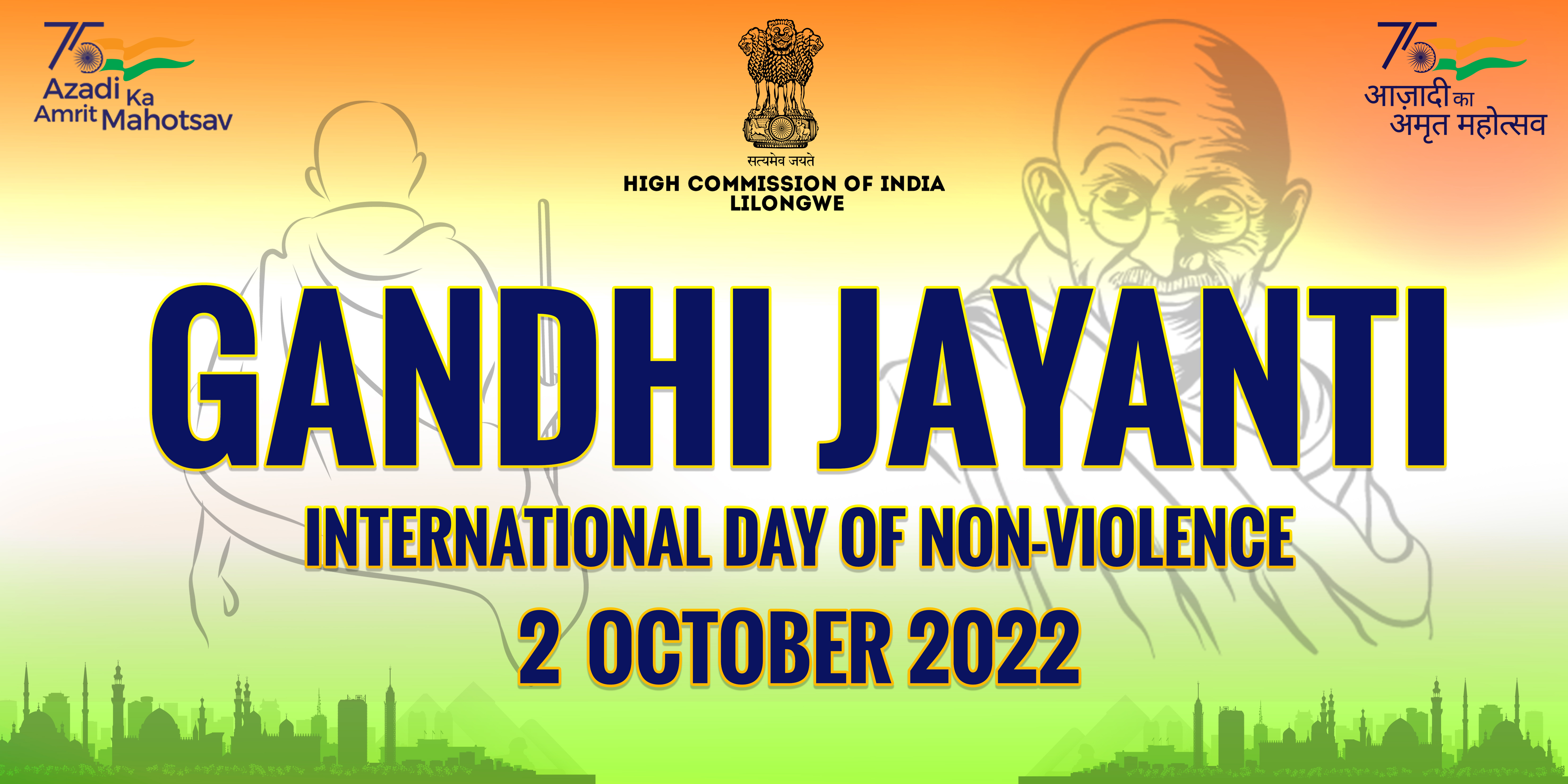 Example of Gandhi Day Celebrations 2022