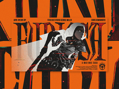 Furiosa: A Mad Max Saga - Fan art character fan art fanart film film poster furiosa graphic design illustration logo mad max movie movie poster poster typography