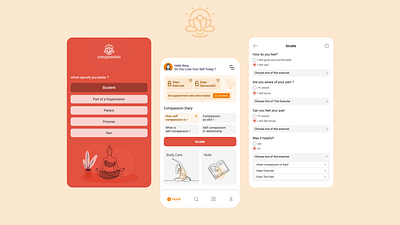 Compassion App app ui ux