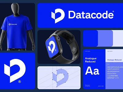 DataCode® Visual Identity app brand identity brand logo branding d logo data analysis data logo data management database design logo logo design modern logo