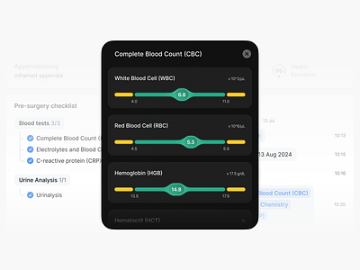 OpReady - Analysis results app interface mobile product ui