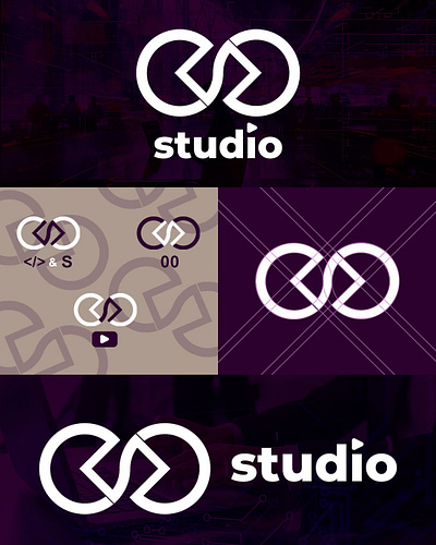 00 Studio concept logo design design