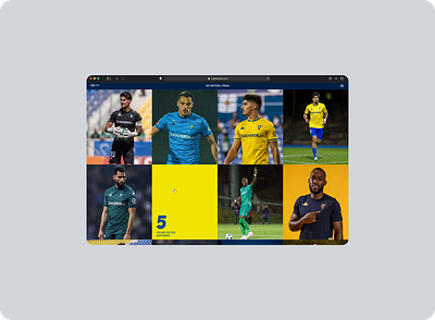 Estoril Praia football team website redesign concept branding design estoril figma football graphic design redesign ui uiux user interface ux webpage website