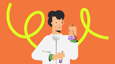 Doc animation character chemistry doc doctor med medicine pharmacy