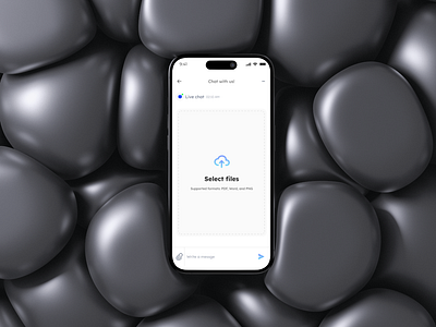 Upload file ui design chat ui chatbot ui design ui uiux upload file ui design ux