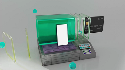 Bank card UI Animation #ui #uiuxdesign #uianimation #everyonehi 3d animation motion graphics ui