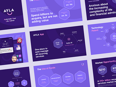 🟣 Mobile & Web Finance Manager SaaS | Hyperactive ayla bill tracker brand book brand identity branding design fintech fonts graphic design hyperactive identity logo memoji platform product design purple saas ui ux web design