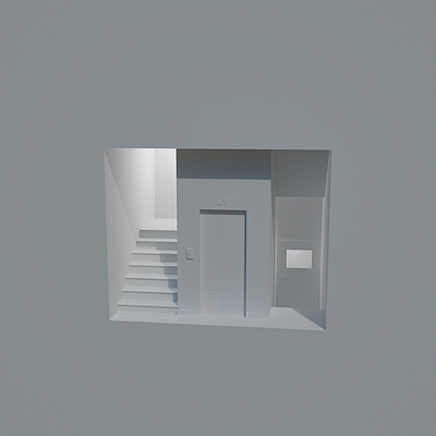 Staircases 3d blender