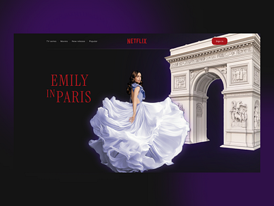 UI Netflix, Web-design inspiration design graphic design photoshop ui website