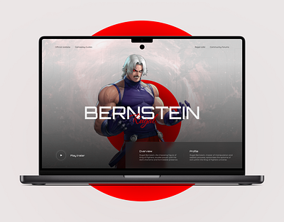 The King of Fighters - Web Concept Design action packed ui