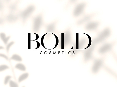 Bold Cosmetics Logo / Brand Identity Design beauty logo brand identity branding brandmark cosmetics logo graphic design kashif ali samo kashif creatives logo logo design logo designer logomark logotype luxury logo makeup logo minimal logo modern logo