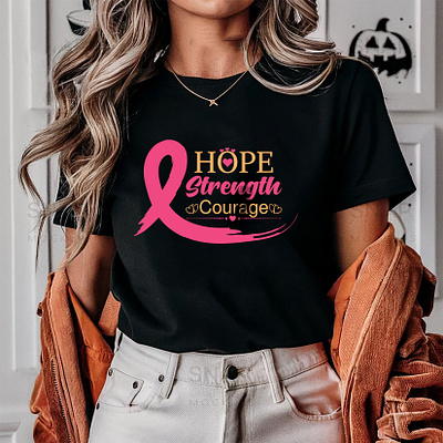 Breast cancer Hope Strength Courage awarness T-Shirt design breast cancer breast cancer awareness breast cancer causes breast cancer shirts breast cancer shirts amazon breast cancer shirts for men breast cancer shirts near me breast cancer symptoms design graphic design illustration logo pink breast cancer shirts t shirt t shirt design t shirt designs t shirts ui