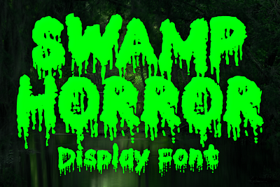 Swamp Horror Font cartoon comic design display font font font design graphic graphic design hand drawn font hand drawn type hand lettering handwritten headline lettering logotype text type design typeface typeface design typography