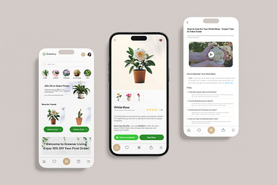 Day 12 - Plant E-Commerce App 100dayschallenge 3d creative ecommerceapp mobileapp ui uidesign uxdesign