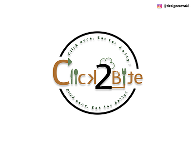 Click2Bite Logo abstractlogo adobe adobe xd animation branding click2bite creative design designcrew figma food graphic graphic design illustration logo restaurant subscription symboliclogo ui