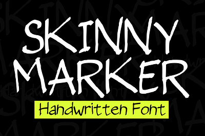 Skinny Marker Font cartoon comic design display font font font design graphic graphic design hand drawn font hand drawn type hand lettering handwritten headline lettering logotype text type design typeface typeface design typography