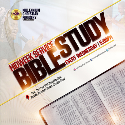 BIBLE STUDY flyer