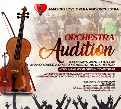 Audition flyer