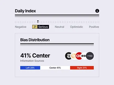 AI News Website design widget ✦ VTNews design interface product service startup ui ux widget
