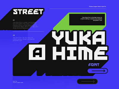 Yuka Hime - Modern JDM Style Font 3d blue branding buy car design fashion font graphic design illustration japan japanese jdm modern street style typeface typography ui urban