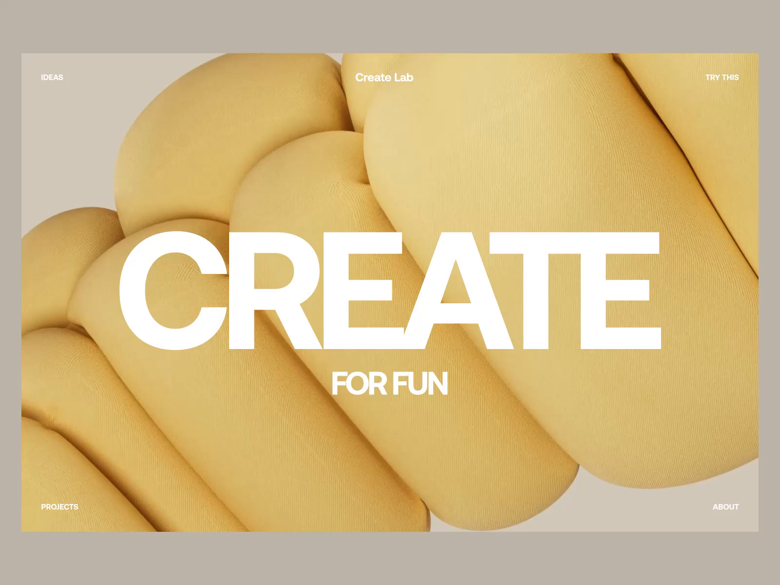 Example of Creative Agency Website