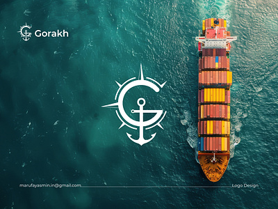 Gorakh - Anchor Logo anchor anchor logo appicon branding business business logo design graphic design illustration lofoinspire logo logo design logobrand logoconcept logodaily logofolio minimal logo modern logo ship company logo ui