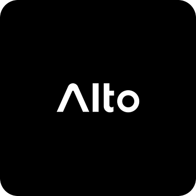 Alto / GoAlto - Expert Software Engineering On Demand Logo alto brand identity branding goalto logo