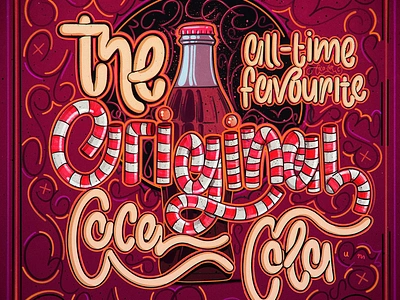 Original Coca Cola | Lettering artdirection graphic design illustration type typography