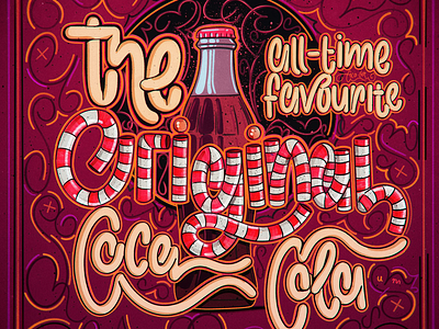 Original Coca Cola | Lettering artdirection graphic design illustration type typography