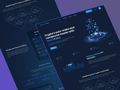 Designing Seamless Crypto Staking: A Comprehensive UI/UX Project branding crypto crypto wallet cryptocurrency cst digital agency dexter staking typography ui ux uixmahady web design web3